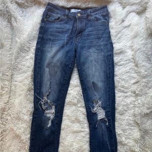 KanCan Distressed Skinny Jeans